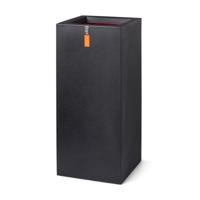 Pot rechthoek Smooth NL 36x36x79 Zwart - Capi europe Pot rechthoek Smooth NL 36x36x79 Zwart - Capi europe