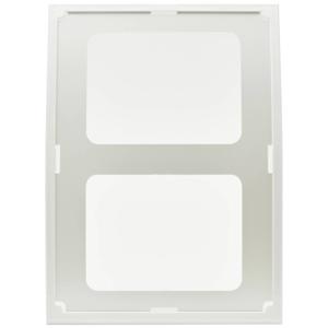 Deflecto 2304WEU Follderhouder (tafelmodel) Voor papierformaat: DIN A4 staand Wit, Transparant 1 stuk(s)