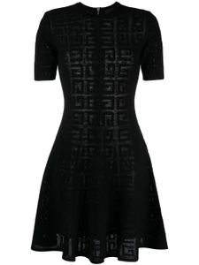 Givenchy robe trapèze à motif 4G - Noir