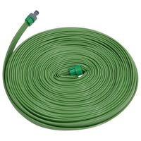 vidaXL Sproeislang 3-pijps PVC 22,5 m groen - thumbnail