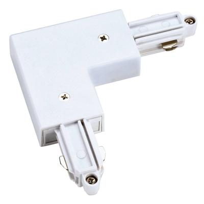 SLV 1-faseL-Connector 2 hoekverbinder aarde binnen wit - 143061
