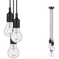 Paulmann Ketil 50382 Hanglamp LED E27 Zwart Paulmann Ketil 50382 Hanglamp LED E27 Zwart