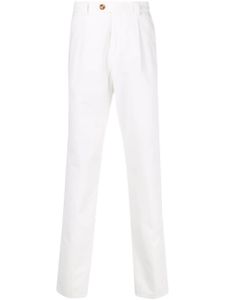 Brunello Cucinelli pantalon chino droit - Blanc