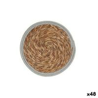Placemat Gift Decor Grijs Natuurlijk Natuurlijke Vezel Ø 30 cm 30 x 1 x 30 cm (48 Stuks)
