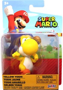 Super Mario Mini Action Figure - Yellow Yoshi
