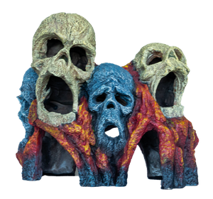 Superfish Deco Tiki Skull - Gedetailleerd Duurzaam Aquarium Decor voor Zoetwater