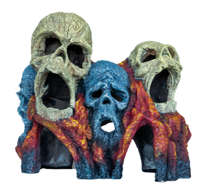 Superfish Deco Tiki Skull - Gedetailleerd Duurzaam Aquarium Decor voor Zoetwater