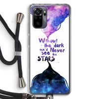 Stars quote: Xiaomi Redmi Note 10 Pro Transparant Hoesje met koord