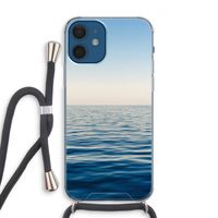 Water horizon: iPhone 12 Transparant Hoesje met koord