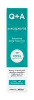 Q+A Zonnebrandcrème Niacinamide SPF 50
