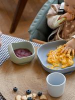 Silicone kom met zuignap BEABA groen