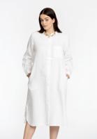 Yoek Blouse lang | Wit | Maat 46/48