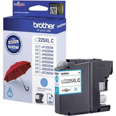 Brother Inktcartridge LC-225XLC Origineel Cyaan LC225XLC
