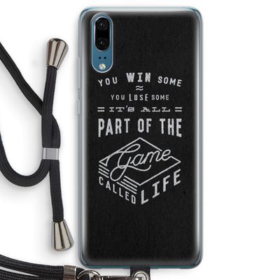 Life: Huawei P20 Transparant Hoesje met koord