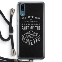 Life: Huawei P20 Transparant Hoesje met koord