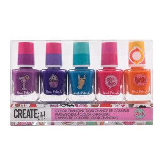 Create It! beauty color changing nagellak, 5st.