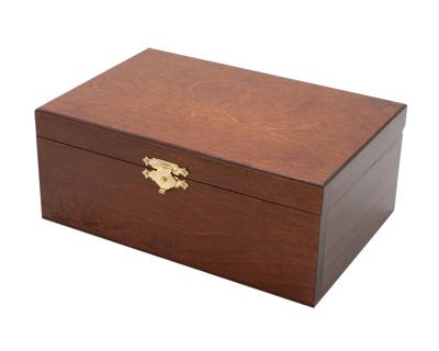 Nummer 5 Berkenhouten Schaakstukkenkist Donker Nummer 5 Berkenhouten Schaakstukkenkist Donker