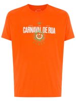 Osklen t-shirt Carnaval à logo imprimé - Orange