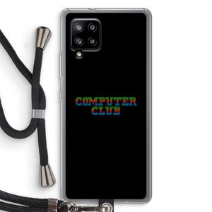 Retro: Samsung Galaxy A42 5G Transparant Hoesje met koord