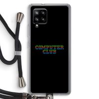 Retro: Samsung Galaxy A42 5G Transparant Hoesje met koord