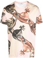 Vivienne Westwood t-shirt en coton à imprimé graphique - Rose