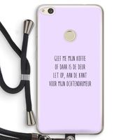 Ochtendhumeur: Huawei Ascend P8 Lite (2017) Transparant Hoesje met koord