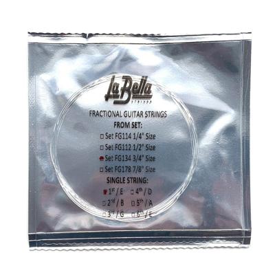 La Bella FG134-1 Losse Klassieke 3/4 Schaallengte Nylon E1-Snaar La Bella FG134-1 Losse Klassieke 3/4 Schaallengte Nylon E1-Snaar