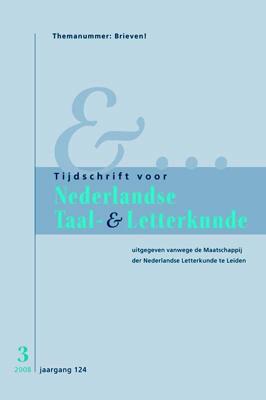 Tijdschrift voor Nederlandse Taal- en Letterkunde (Paperback)