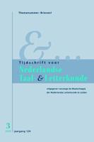 Tijdschrift voor Nederlandse Taal- en Letterkunde (Paperback)