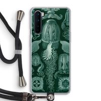 Haeckel Cubomedusae: OnePlus Nord Transparant Hoesje met koord