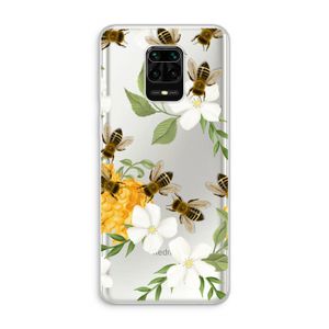 No flowers without bees: Xiaomi Redmi Note 10 Lite Transparant Hoesje