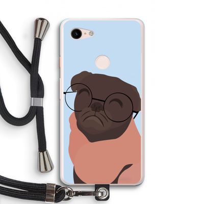 Ludo: Pixel 3 XL Transparant Hoesje met koord