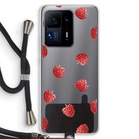 Framboosjes: Xiaomi Mi Mix 4 Transparant Hoesje met koord
