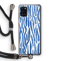 Blauwe nerven: Samsung Galaxy A31 Transparant Hoesje met koord Blauwe nerven: Samsung Galaxy A31 Transparant Hoesje met koord