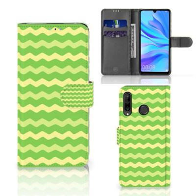 Huawei P30 Lite (2020) | Telefoon Hoesje | Waves Green