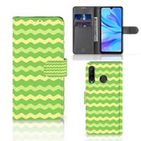 Huawei P30 Lite (2020) | Telefoon Hoesje | Waves Green