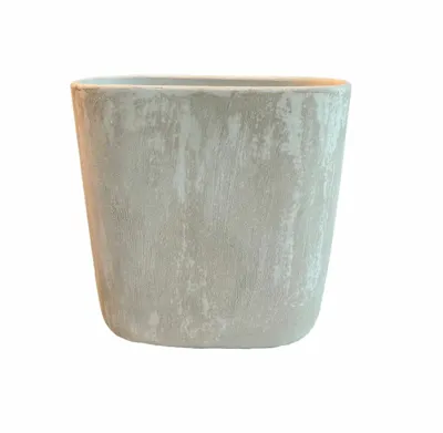 Pot ovaal avion l37d14h38cm creme