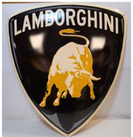 Lamborghini Logo Porceleinen Bord- 60 x 52cm Lamborghini Logo Porceleinen Bord- 60 x 52cm