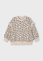 Mayoral winter sweater meisjes - zand - ruffle mouw