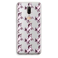 Musketon Unicorn: OnePlus 6 Transparant Hoesje