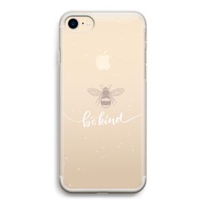 Be(e) kind: iPhone 7 Transparant Hoesje