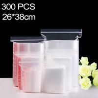 300 stuks 26 x 38 cm PE zelf duidelijk Zip-Lock verpakking zak afdichten Custom Printing en grootte zijn welkom