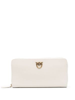 PINKO portefeuille Ryder en cuir - Blanc