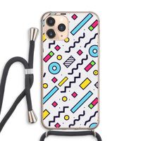 8-bit N°8: iPhone 11 Pro Max Transparant Hoesje met koord