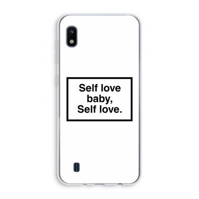Self love: Samsung Galaxy A10 Transparant Hoesje