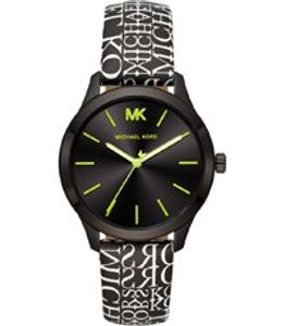 Horlogeband Michael Kors MK2847 Leder Zwart 18mm