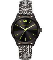 Horlogeband Michael Kors MK2847 Leder Zwart 18mm - thumbnail