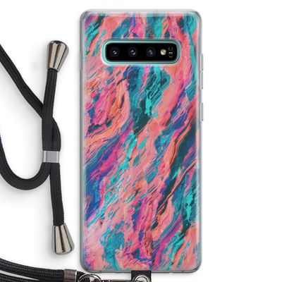 Electric Times: Samsung Galaxy S10 Plus Transparant Hoesje met koord