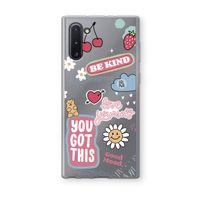 Positivity: Samsung Galaxy Note 10 Transparant Hoesje