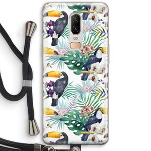 Tukans: OnePlus 6 Transparant Hoesje met koord